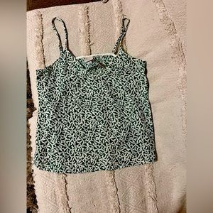 Spaghetti strap blouse, lightweight, comfortable. Like new.